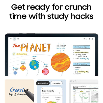 Samsung Galaxy Tab S6 Lite (2024) 10.4" 64GB WiFi Tablet, Chiffon Pink + 32GB MicroSD + Headphones