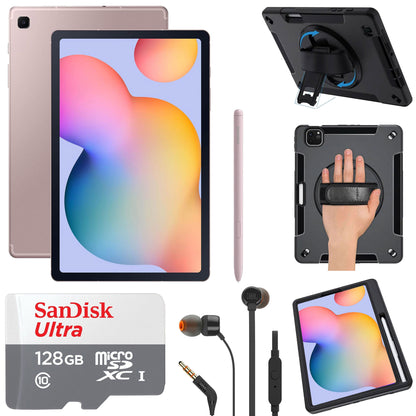 Samsung Galaxy Tab S6 Lite (2024) 10.4" 64GB WiFi Tablet, S Pen Included, Chiffon Pink with  Tablet Case Accessory Kit