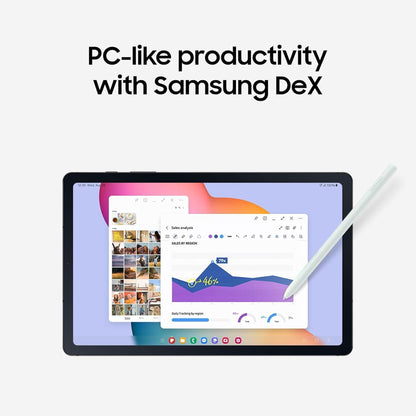 Samsung Galaxy Tab S6 Lite (2024) 10.4" 64GB WiFi Tablet, S Pen Included, Chiffon Pink with 10.4" Tablet Case