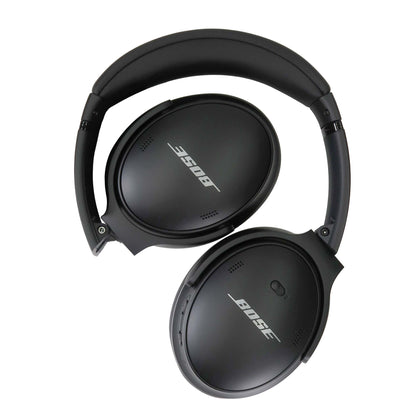 Bose QuietComfort Wireless Over-Ear Active Noise Canceling Headphones (Black) with JBL T110 in Ear Headphones