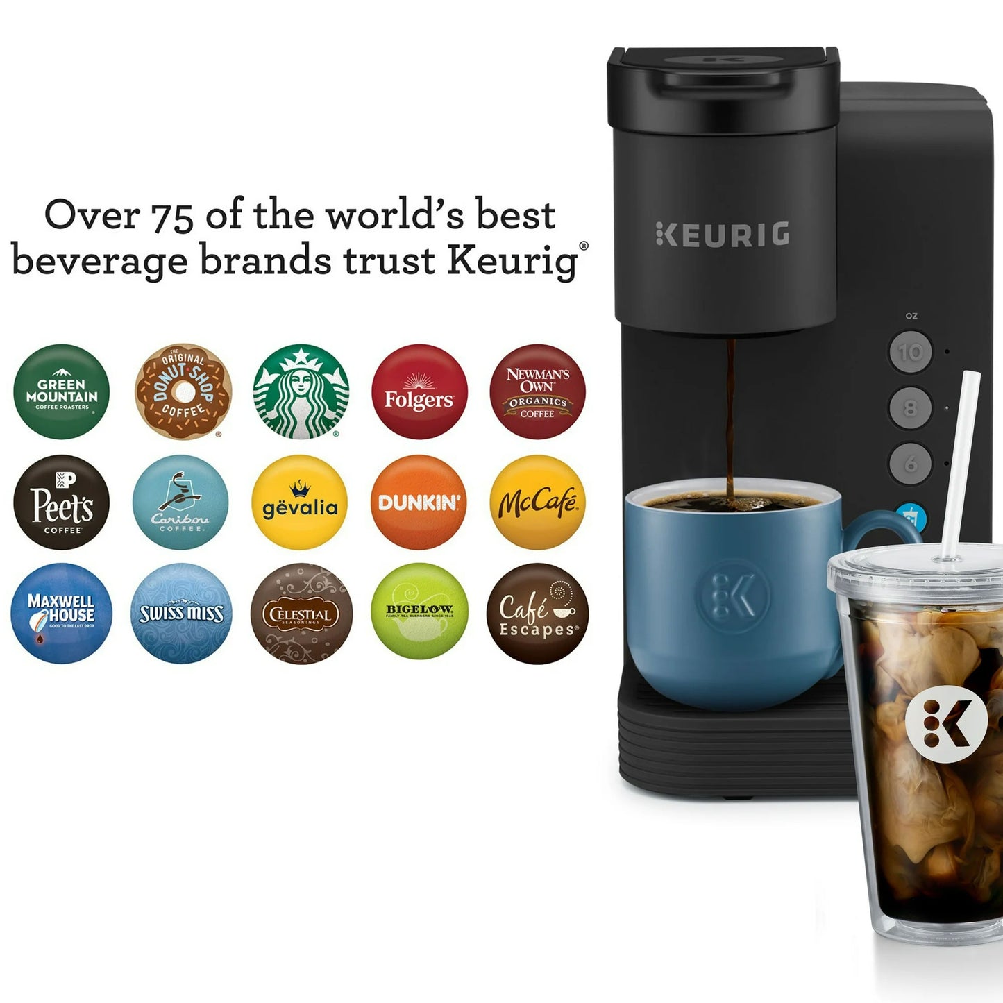 Keurig K-Express Essentials Single Serve K-Cup Pod Coffee Maker, Black