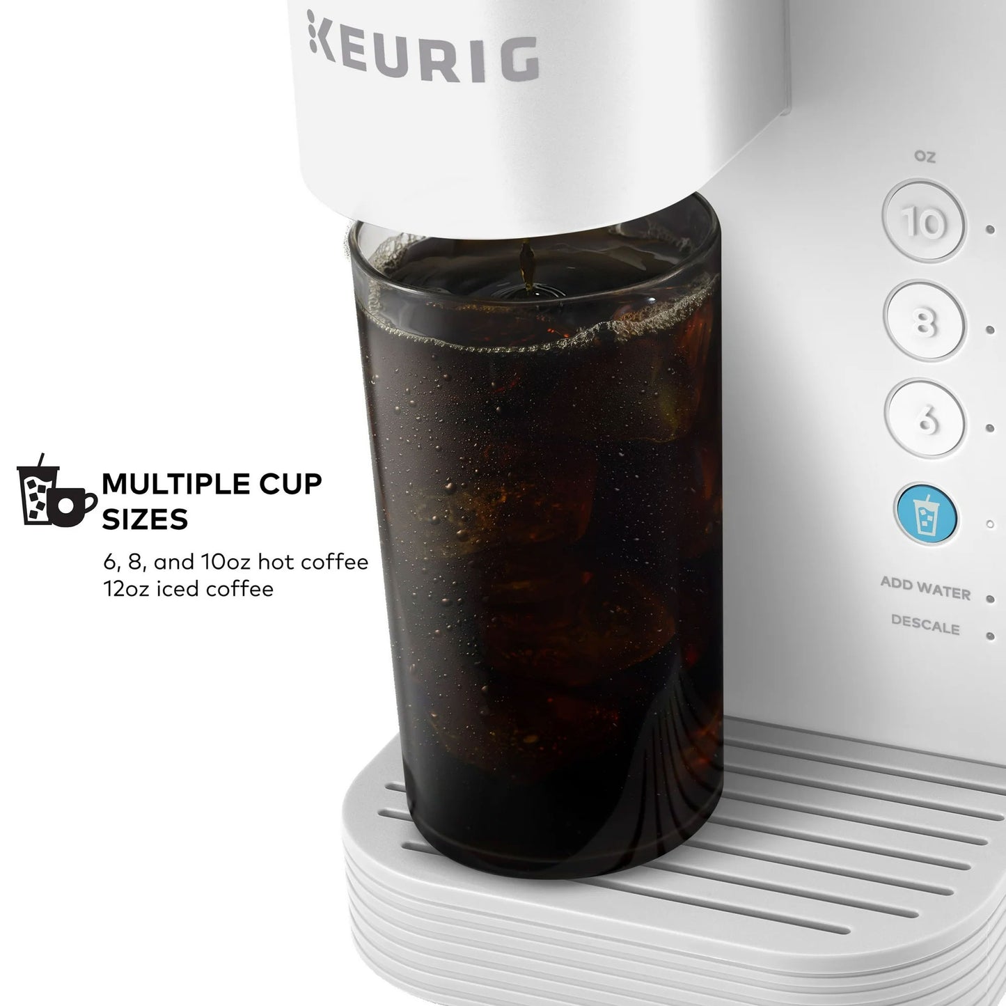 Keurig K-Express Essentials Single Serve K-Cup Pod Coffee Maker, White