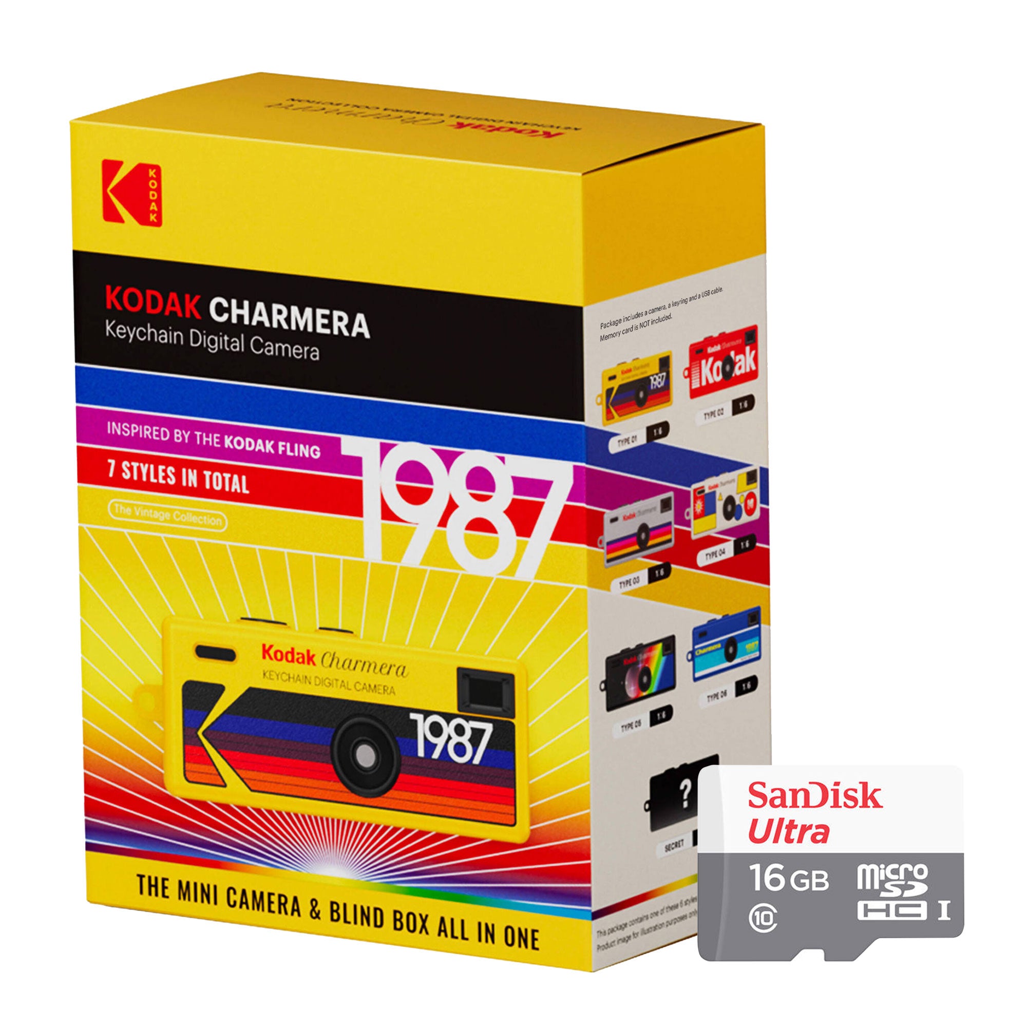 Kodak Charmera Key Chain Digital Camera (Random Style Blind Box