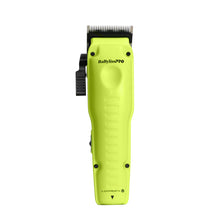 BaBylissPRO FXONE Lo-ProFX Limited Edition Neon Yellow Clipper with Charging Base & Battery FX829