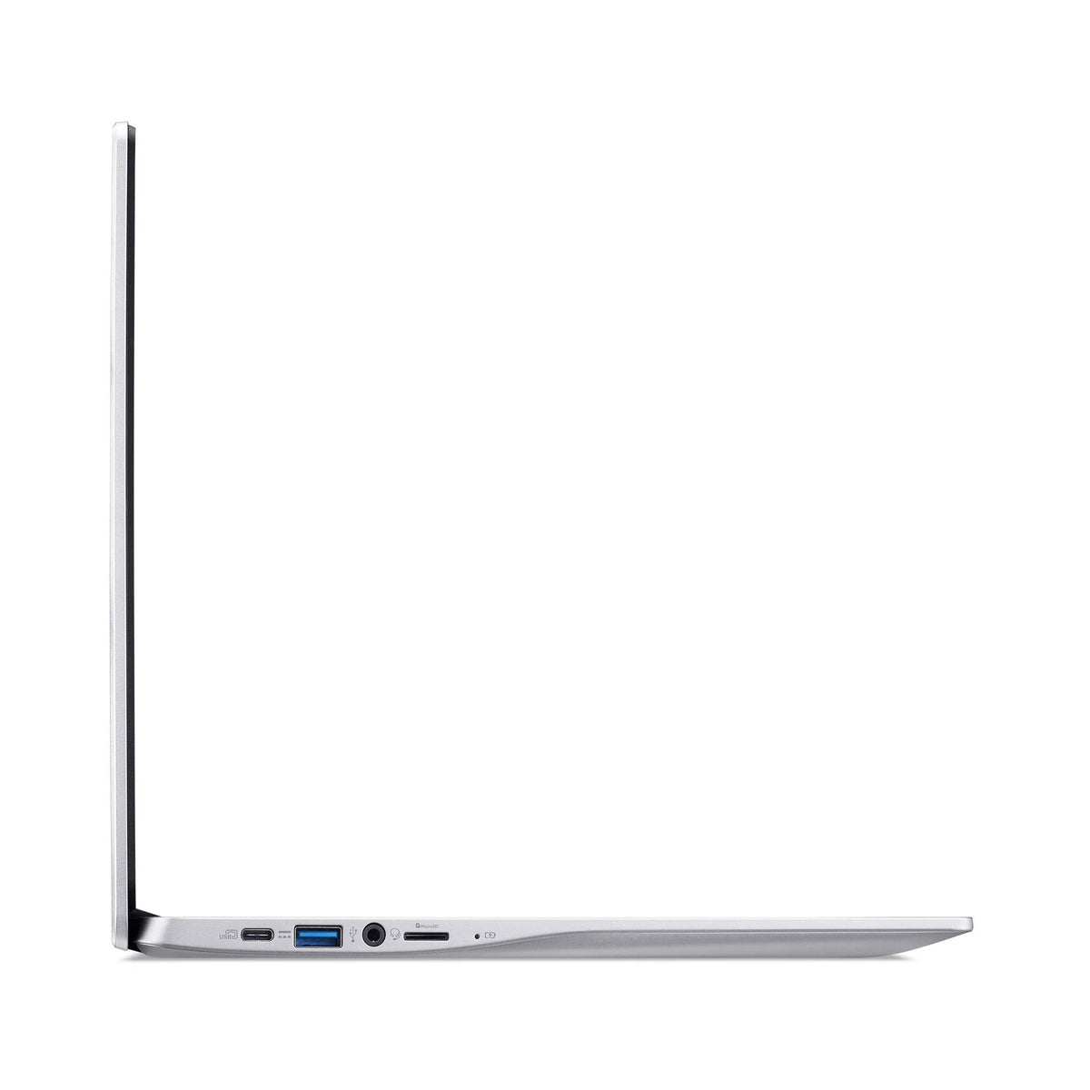 Acer Chromebook 315 15.6" Laptop Intel N4500 4GB 64GB eMMC Pure Silver + Sandisk 256GB MicroSD + Memory Card Reader