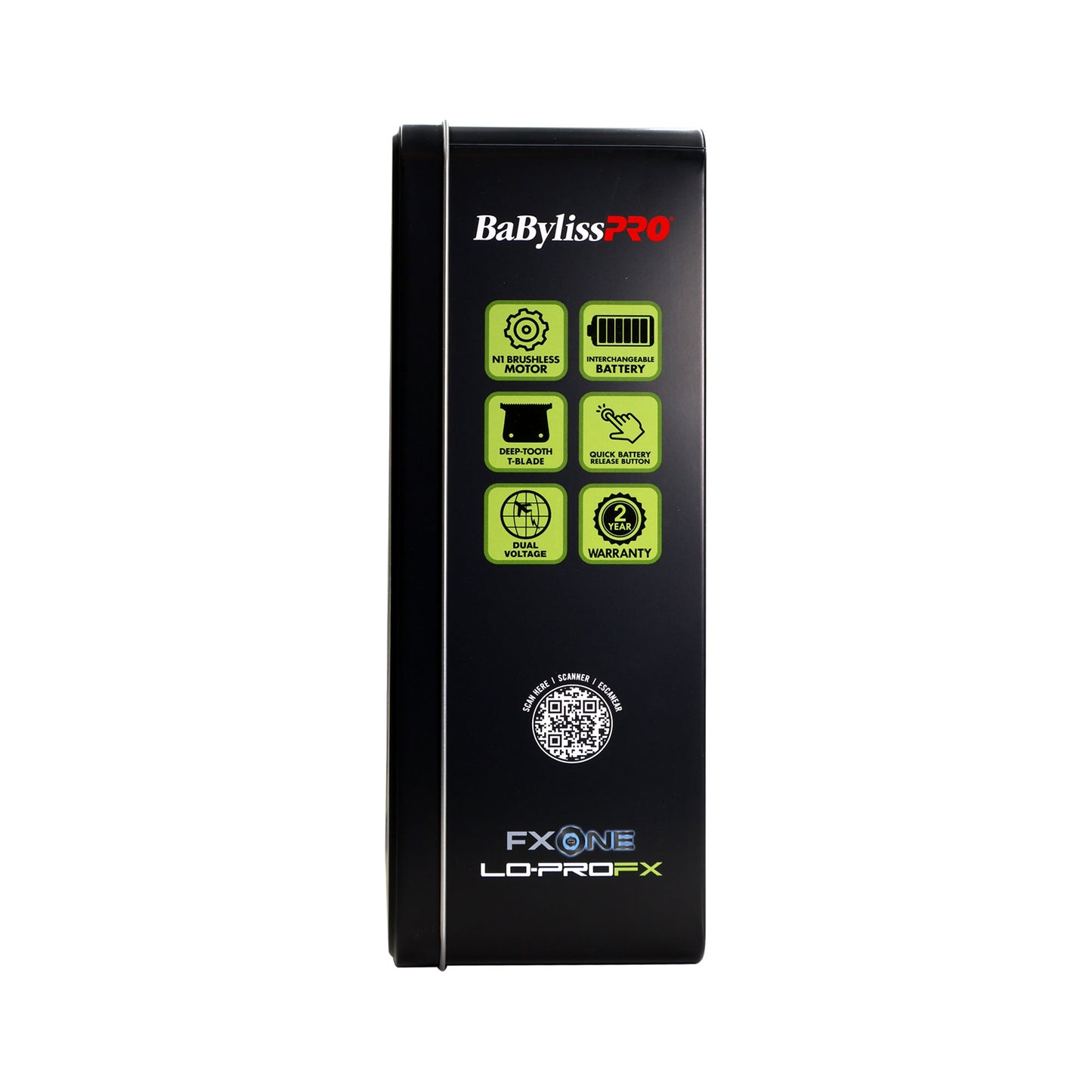 BaBylissPRO FXONE LoProFX Limited Edition Neon Yellow Clipper FX829 & Trimmer FX729NY + All-in-One Spray & Cutting Cape