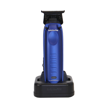 BaBylissPRO High Performance Low Profile Compact Trimmer - Blue (FX72) + BaBylissPRO Barberology 9 Inch Clipper Comb