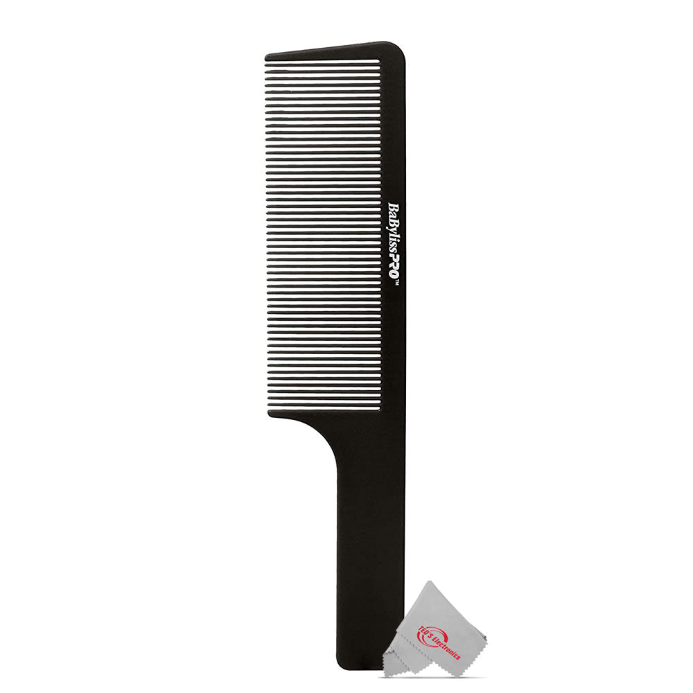 BaBylissPRO High Performance Low Profile Compact Trimmer - Blue (FX72) + BaBylissPRO Barberology 9 Inch Clipper Comb