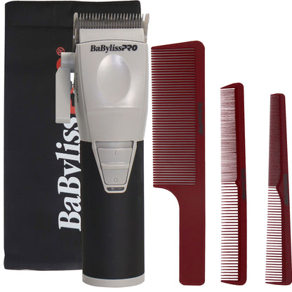 BabylissPRO COREFX FX86 Hair Clipper Kit with Comb Set & Pouch