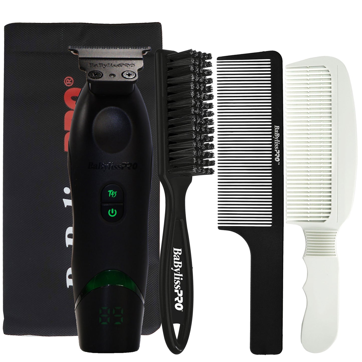 BaBylissPRO x Tomb45 Wireless Hair Clipper, Black Titanium Fade Blade, DS1 Dual-Speed 4Hr Cordless + Bundle