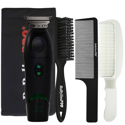 BaBylissPRO x Tomb45 Wireless Hair Clipper, Black Titanium Fade Blade, DS1 Dual-Speed 4Hr Cordless + Bundle