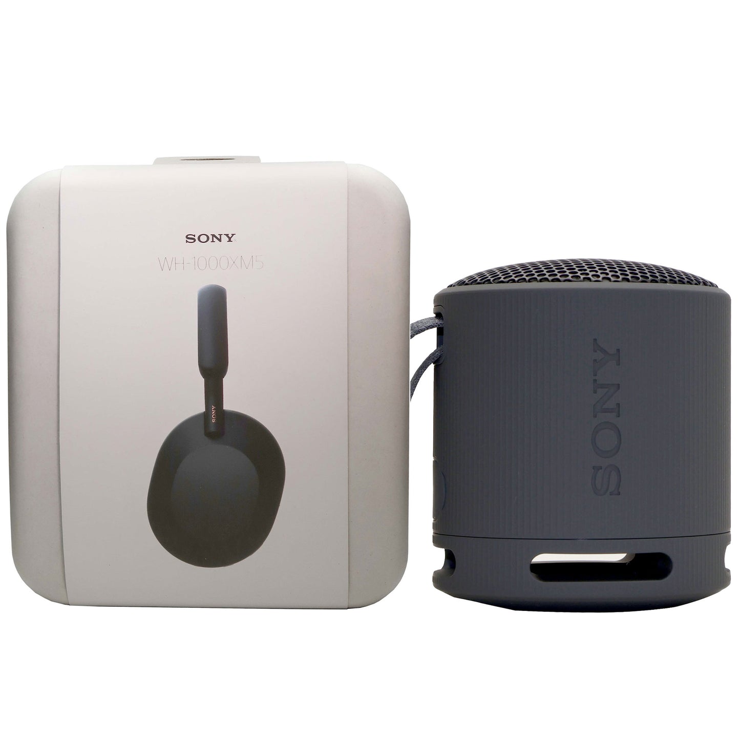 Sony WH-1000XM5 Noise-Canceling Wireless Over-Ear Headphones Black + Sony XB100 Speaker Black