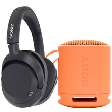 Sony ULT WEAR Wireless Over-Ear Noise-Canceling Headphones + Sony XB100 Waterproof Speaker Orange