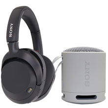 Sony ULT WEAR Wireless Over-Ear Noise-Canceling Headphones + Sony XB100 Waterproof Speaker Gray