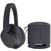 Sony WH-CH720N Wireless Over-Ear Noise-Canceling Headphones + Sony XB100 Waterproof Speaker Black