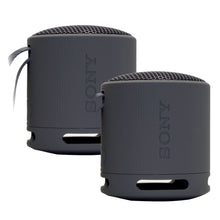 2x Sony XB100 Portable Waterproof Bluetooth Speaker (Black) – Dual Pack Wireless Audio