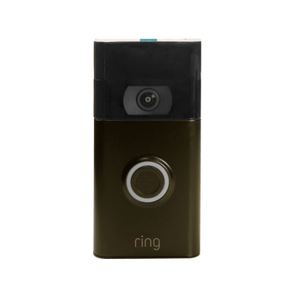Ring - Battery Doorbell Smart Wifi Video Doorbell - Battery-Powered with Head-to-Toe Video, Live View, and Two-Way Talk - Venetian Bronze