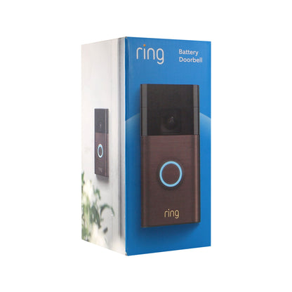 Ring - Battery Doorbell Smart Wifi Video Doorbell - Battery-Powered with Head-to-Toe Video, Live View, and Two-Way Talk - Venetian Bronze