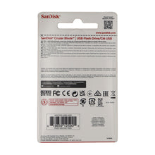 SanDisk Cruzer Blade USB Flash Drive - 128GB (Red)