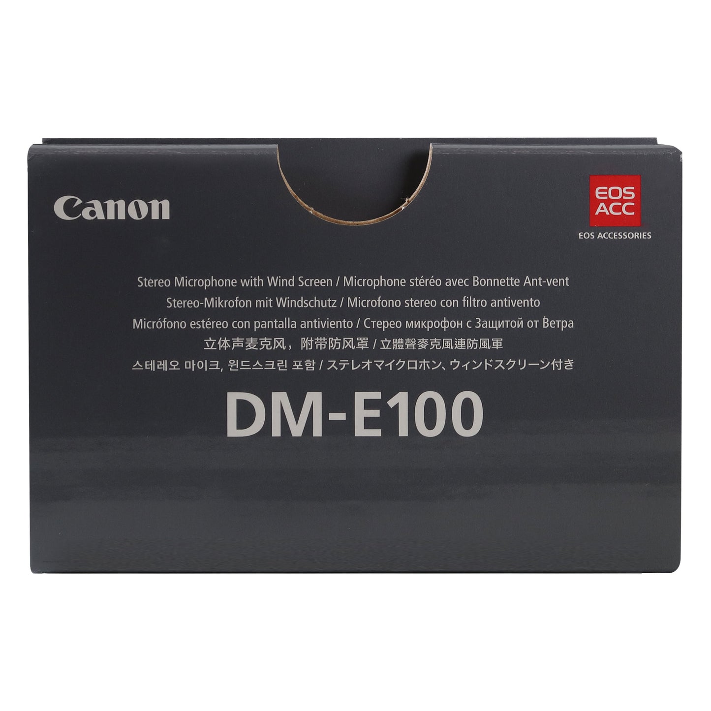 Canon DM-E100 Stereo Microphone with Wind Screen (Black) + Transcend 32GB SDXC/SDHC 300S Memory Card TS32GSDC300S