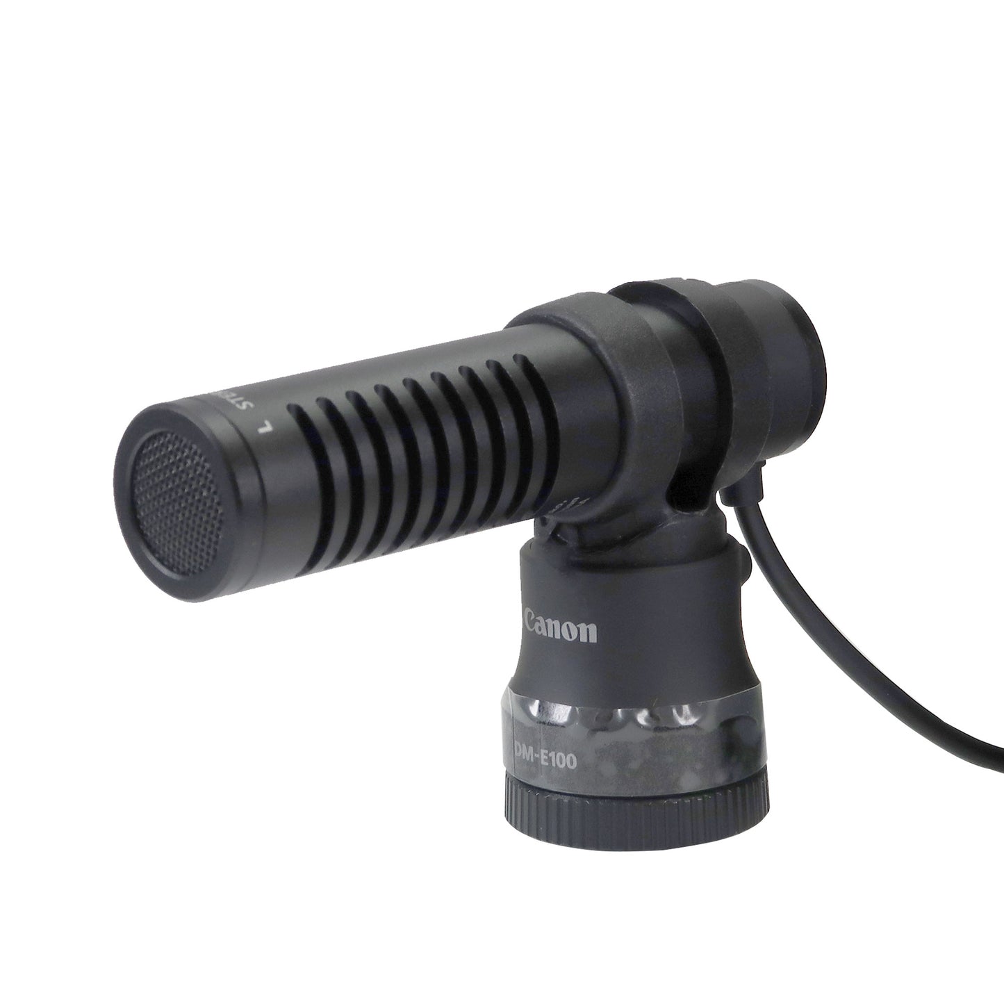 Canon DM-E100 Stereo Microphone with Wind Screen (Black) + Transcend 32GB SDXC/SDHC 300S Memory Card TS32GSDC300S