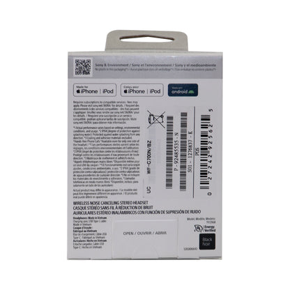 Sony WF-C700N Truly Wireless Noise Canceling In-Ear Headphones (Black)