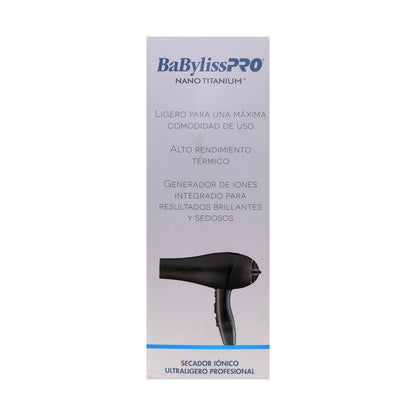 Nano Titanium 2000-Watt Blow Dryer with Concentrator Nozzle (Black) BNTMB5548