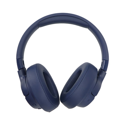 JBL Tune 770NC Noise-Cancelling Over-Ear Headphones (Blue) with JBL T110 in Ear Headphones and Fitness and Wellness Plus Software Suite