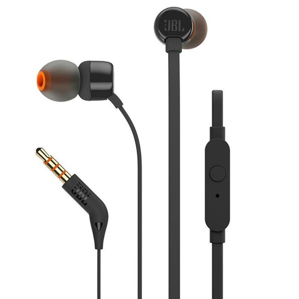 JBL Tune 770NC Noise-Cancelling Over-Ear Headphones (Blue) with JBL T110 in Ear Headphones and Fitness and Wellness Plus Software Suite
