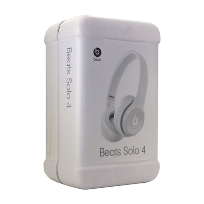 Beats Solo 4 Wireless On-Ear Bluetooth Headphones - Drenched Grey with JBL T110 in Ear Headphones and Fitness and Wellness Plus Software