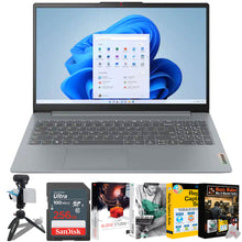 Lenovo IdeaPad Slim 3i 15.6" Full HD Laptop Intel Core i3-N305 - 8GB Memory, 128GB UFS (Arctic Grey) Accessory Bundle