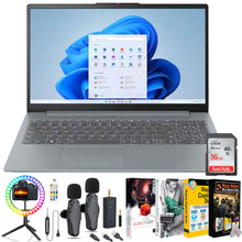 Lenovo IdeaPad Slim 3i 15.6" Full HD Laptop Intel Core i3-N305 - 8GB Memory, 128GB UFS (Arctic Grey) Complete Setup Bundle