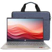 HP 14" HD Windows Laptop AMD Athlon 7120 - 4GB RAM, 128GB UFS (Moonlight Blue) + Splash Proof Laptop Bag