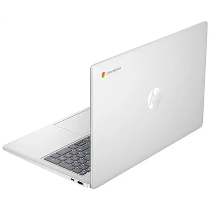 HP 15.6" Chromebook Laptop - Intel Processor N200 2023 - 8GB Memory, 64GB eMMC (Natural Silver) + Splash Proof Laptop Bag