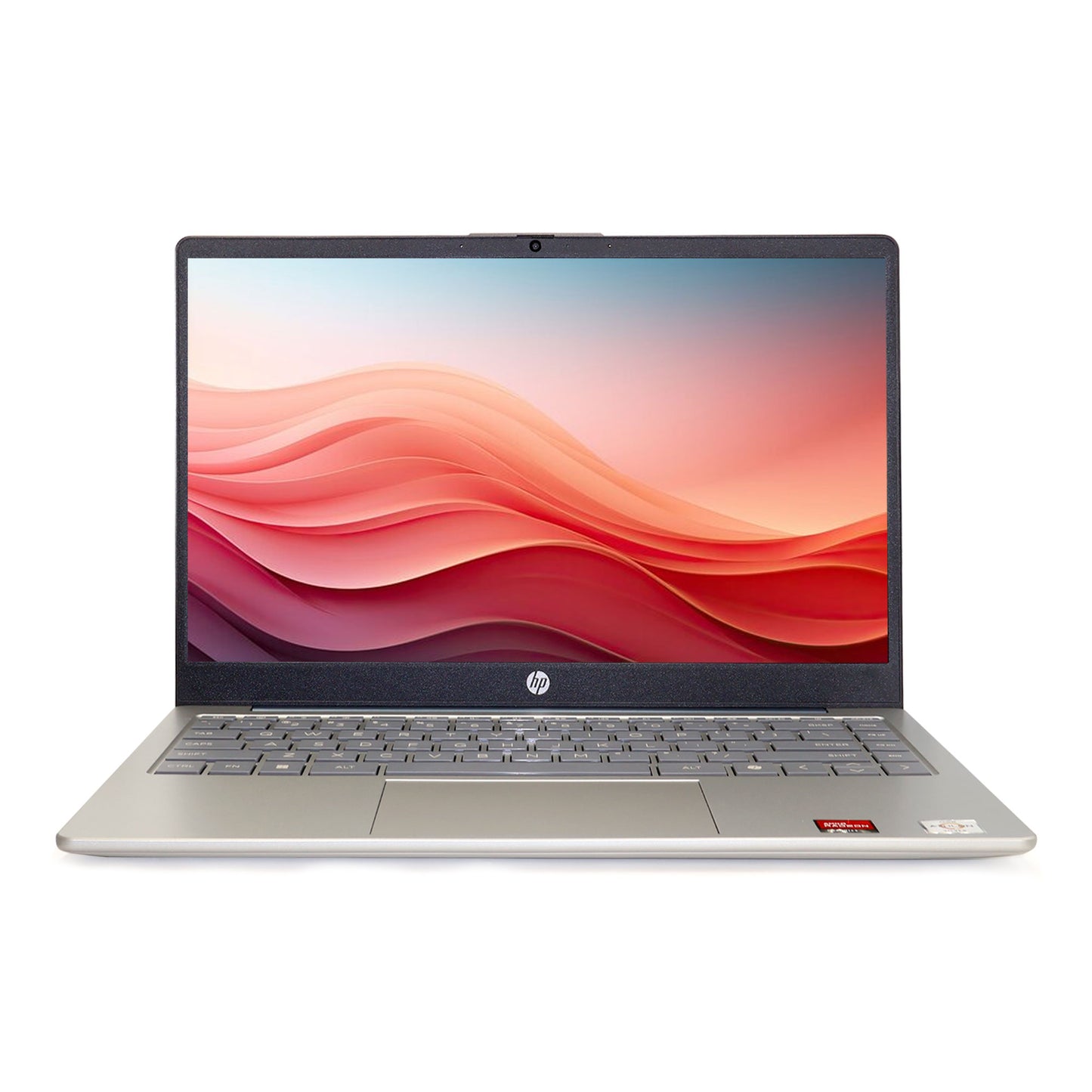 HP 14" HD Windows Laptop AMD Athlon 7120 - 4GB RAM, 128GB UFS (Moonlight Blue) with Splash Proof Laptop Bag and SanDisk Cruzer Blade USB Flash Drive - 128GB