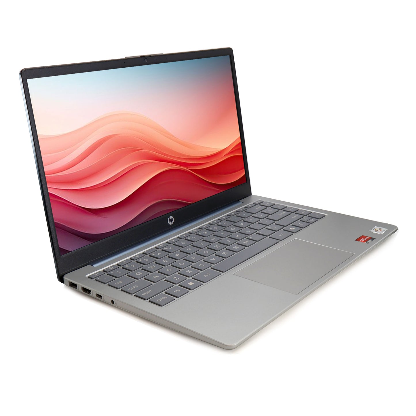 HP 14" HD Windows Laptop AMD Athlon 7120 - 4GB RAM, 128GB UFS (Moonlight Blue) with Splash Proof Laptop Bag and SanDisk Cruzer Blade USB Flash Drive - 128GB