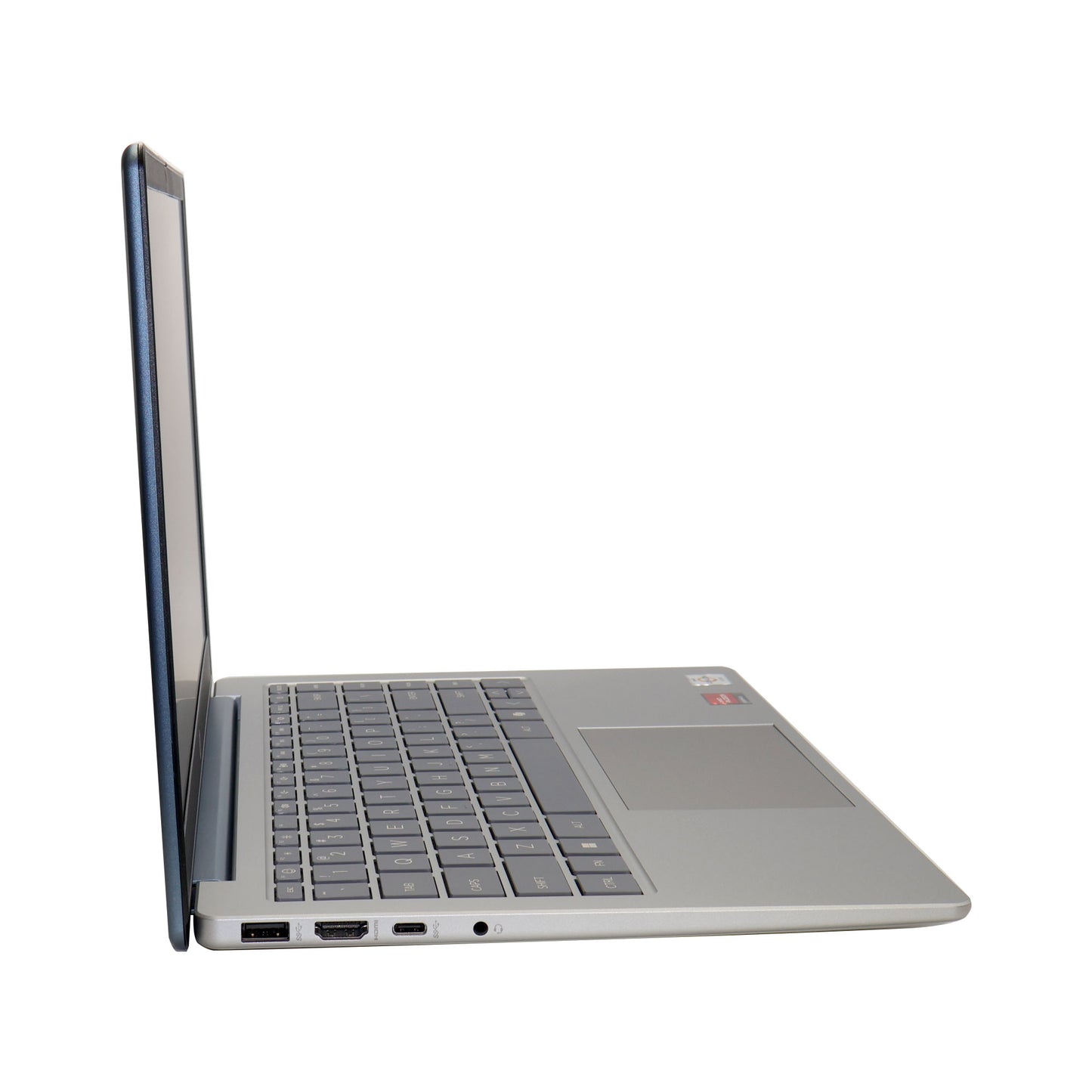 HP 14" HD Windows Laptop AMD Athlon 7120 - 4GB RAM, 128GB UFS (Moonlight Blue) with Splash Proof Laptop Bag and SanDisk Cruzer Blade USB Flash Drive - 128GB