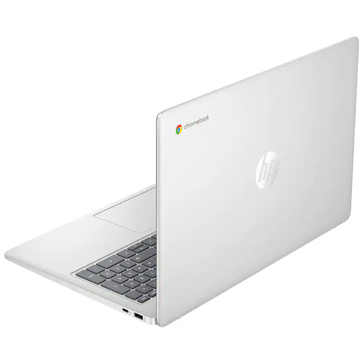 HP 15.6" Chromebook Laptop Intel Processor N200 2023 - 8GB Memory, 64GB eMMC (Natural Silver) with Splash Proof Bag and SanDisk Cruzer Blade USB Flash Drive - 128GB