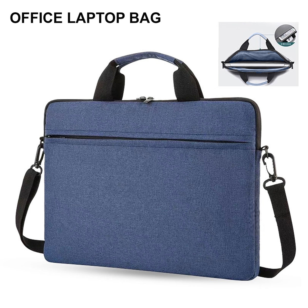 HP 14" HD Windows Laptop AMD Athlon 7120 - 4GB RAM, 128GB UFS (Moonlight Blue) with Laptop Bag and Cables