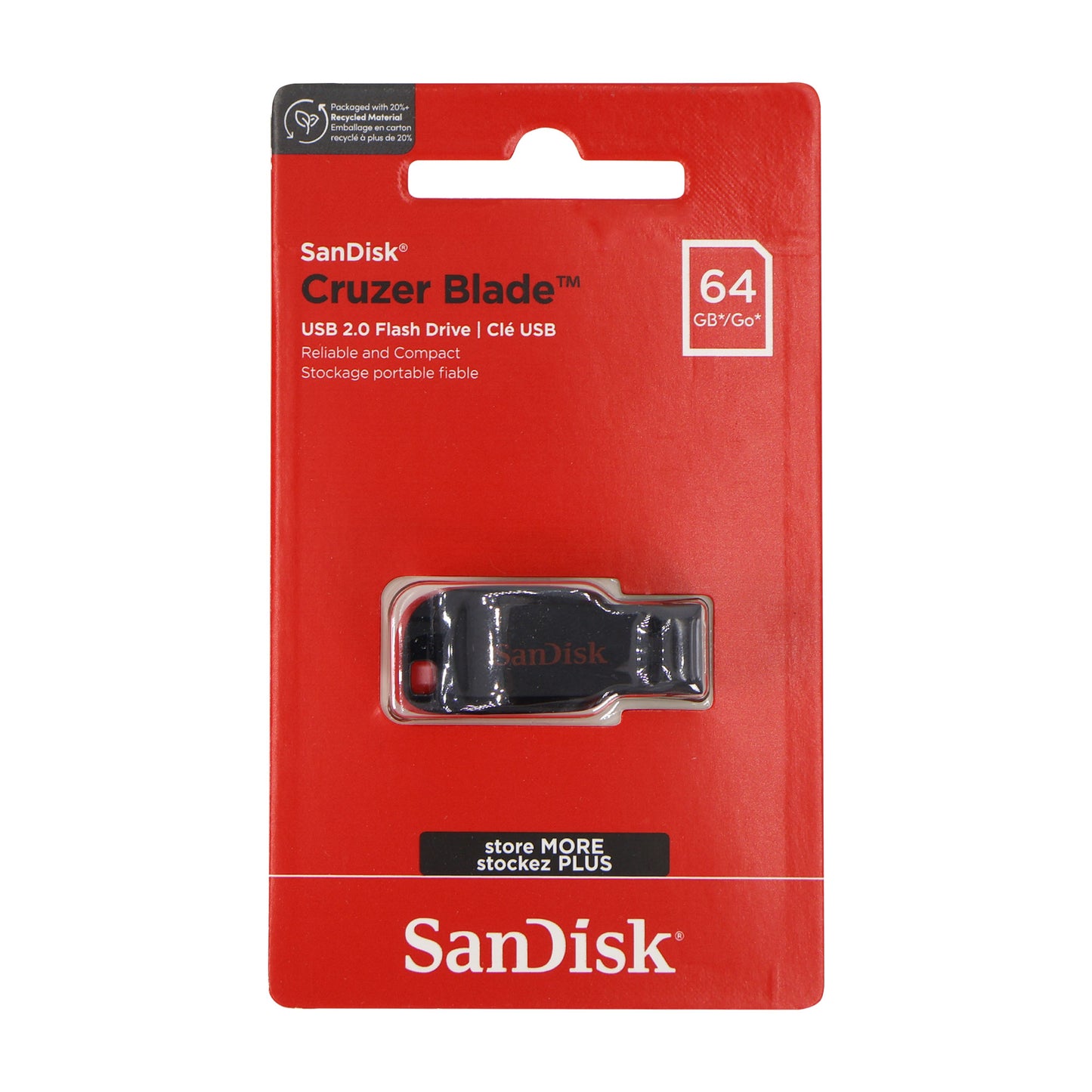 8x SanDisk Cruzer Blade USB Flash Drive - 64GB (Red)