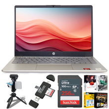 HP 14" HD Windows Laptop AMD Athlon 7120 - 4GB RAM, 128GB UFS (Moonlight Blue) with Sennheiser Professional MKE 200 Mobile Kit Bundle