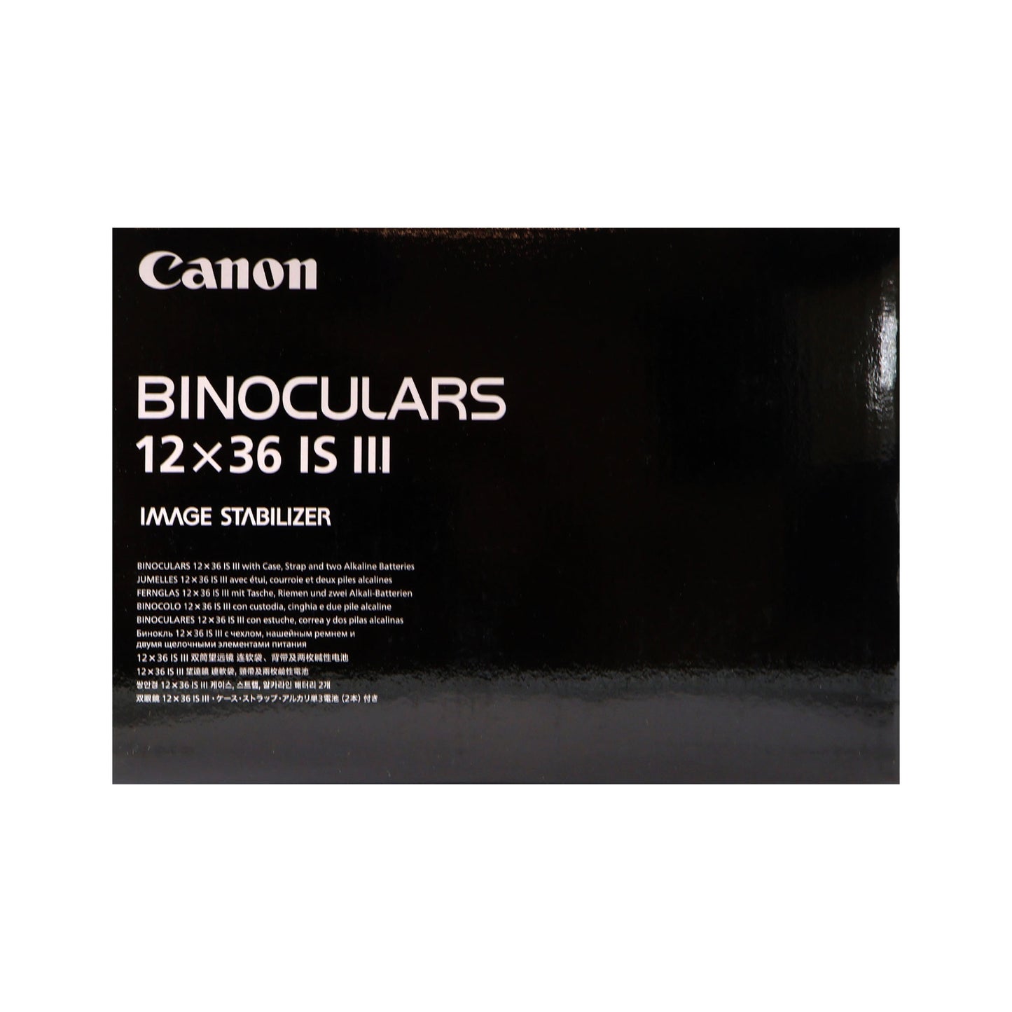 Canon 12x36 IS III Image Stabilized Binoculars with AA Rechargeable Battery and Charger and Professional Cleaning Kit