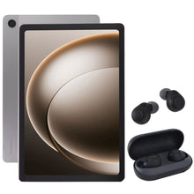 Samsung Galaxy Tab A9+ Plus 11" 128GB Wi-Fi Android Tablet 2024 Model - Silver with Sony WF-C700N Truly Wireless Noise Canceling In-Ear Headphones (Black)