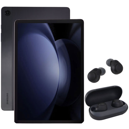 Samsung Galaxy Tab A9+ Plus 11" 64GB Wi-Fi Android Tablet 2024 Model - Graphite with Sony WF-C700N Truly Wireless Noise Canceling In-Ear Headphones (Black)