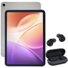 Apple 11" iPad A16 Chip Wi-Fi Tablet (128GB, Silver) with Sony WF-C700N Truly Wireless Noise Canceling In-Ear Headphones (Black)