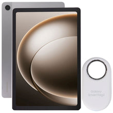 Samsung Galaxy Tab A9+ Plus 11" 128GB Wi-Fi Android Tablet 2024 Model - Silver + Samsung SmartTag2 Bluetooth + UWB, IP67 Water and Dust Resistant, Findable via App