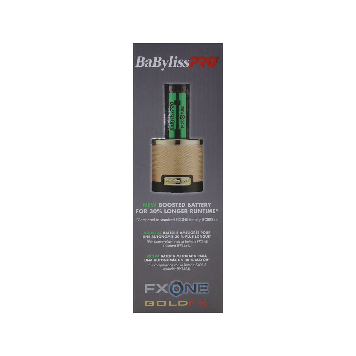 BaByliss Pro FXONE GOLDFX Limited Edition Prepack - Outlining Trimmer and Double Foil Stick Shaver (Gold) FX1FSTGPK + BaByliss Pro FXONE Dual-Charging Prepack [2 Batteries, 1 Charging Stand] #FXC2BPPK + BaBylissPRO Barberology 9 Inch Clipper Comb - Black