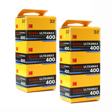 2x Kodak Eastman UltraMax 400 Color Negative Film (35mm Roll Film, 36 Exposures, 3-Pack)