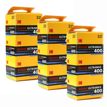 3x Kodak Eastman UltraMax 400 Color Negative Film (35mm Roll Film, 36 Exposures, 3-Pack)