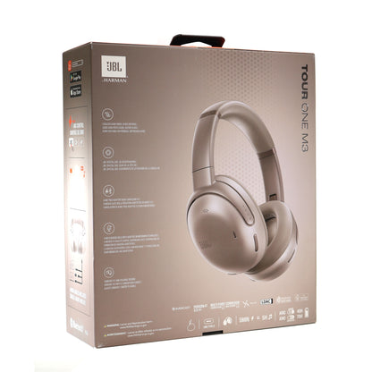 JBL Tour One M3 Wireless Over-Ear Noise Cancelling Headphones - Latte